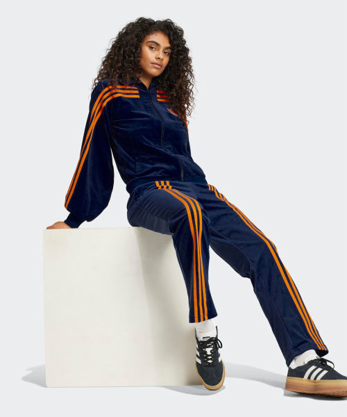 ADIDAS ADIDAS 70s Velor Track Pants - Navy:Orange