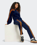 ADIDAS ADIDAS 70s Velor Track Pants - Navy:Orange