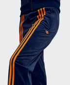 ADIDAS ADIDAS 70s Velor Track Pants - Navy:Orange