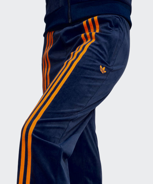 ADIDAS ADIDAS 70s Velor Track Pants - Navy:Orange
