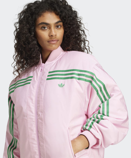 ADIDAS ADIDAS 70s Reversible Bomber Jacket - Green:Pink