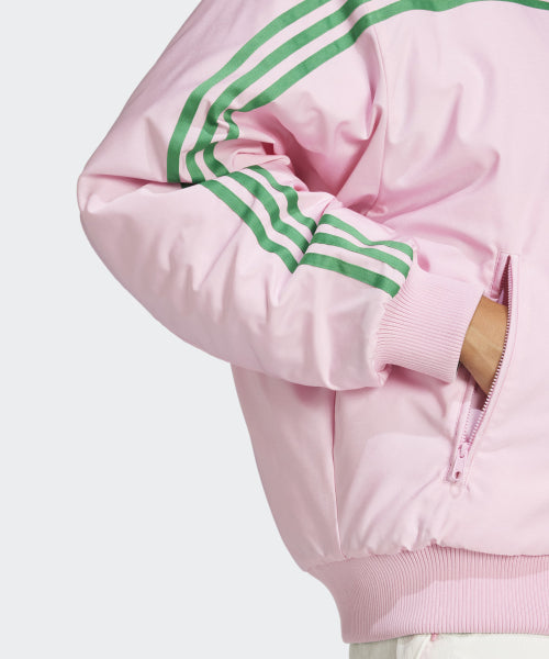 ADIDAS ADIDAS 70s Reversible Bomber Jacket - Green:Pink