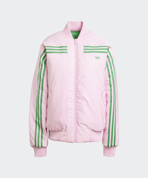 ADIDAS ADIDAS 70s Reversible Bomber Jacket - Green:Pink