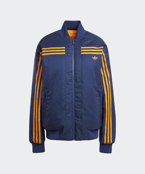 ADIDAS ADIDAS 70s Reversible Bomber Jacket - Navy: Orange
