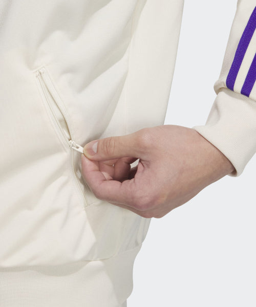 ADIDAS ADIDAS BB Track Top - Wonder White: Purple