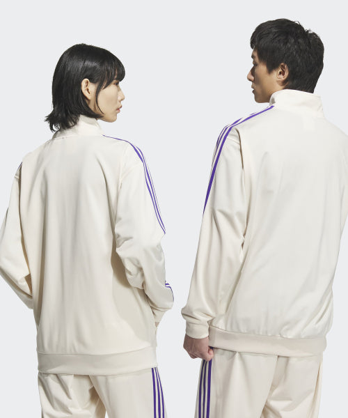 ADIDAS ADIDAS BB Track Top - Wonder White: Purple