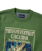 THISISNEVERTHAT THISISNEVERTHAT Basketball Hoop Knit Sweater Green