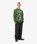 THISISNEVERTHAT THISISNEVERTHAT Basketball Hoop Knit Sweater Green