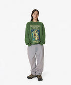 THISISNEVERTHAT THISISNEVERTHAT Basketball Hoop Knit Sweater Green