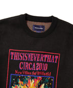 THISISNEVERTHAT THISISNEVERTHAT Basketball Hoop Knit Sweater Black