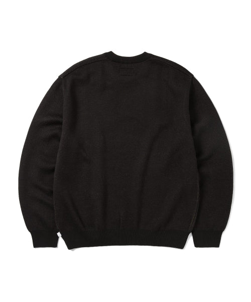 THISISNEVERTHAT THISISNEVERTHAT Basketball Hoop Knit Sweater Black