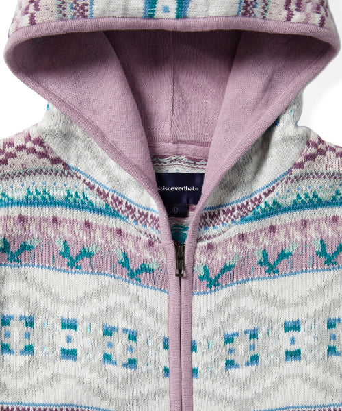 THISISNEVERTHAT THISISNEVERTHAT Hoodie Zip Up Sweater Pink