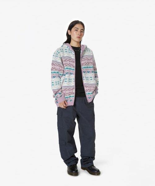 THISISNEVERTHAT THISISNEVERTHAT Hoodie Zip Up Sweater Pink