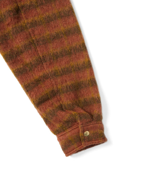 THISISNEVERTHAT THISISNEVERTHAT Brushed Wool Check Jacket Pink