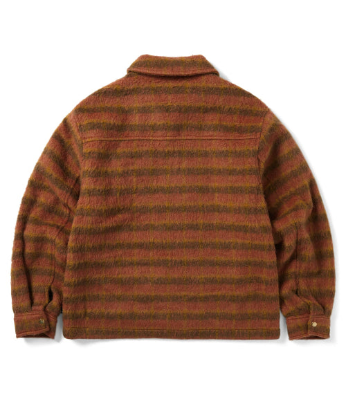 THISISNEVERTHAT THISISNEVERTHAT Brushed Wool Check Jacket Pink