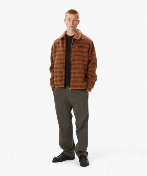 THISISNEVERTHAT THISISNEVERTHAT Brushed Wool Check Jacket Pink