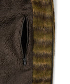 THISISNEVERTHAT THISISNEVERTHAT Brushed Wool Check Jacket Dark Brown