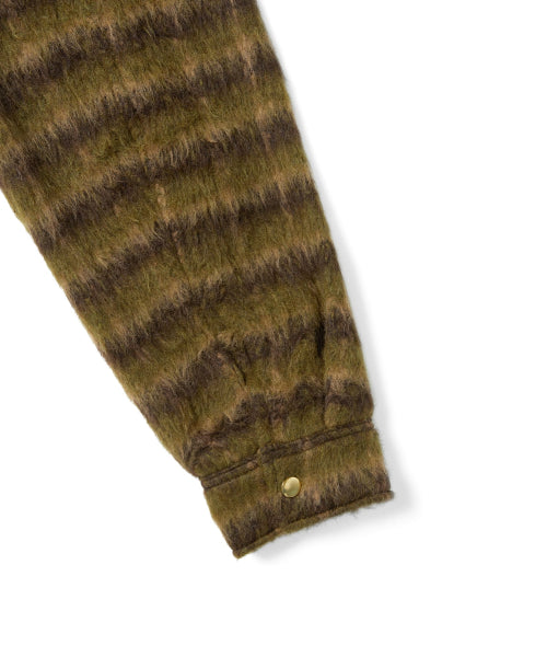 THISISNEVERTHAT THISISNEVERTHAT Brushed Wool Check Jacket Dark Brown