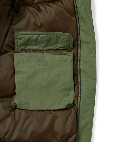 THISISNEVERTHAT THISISNEVERTHAT Multi Pocket Down Jacket Green