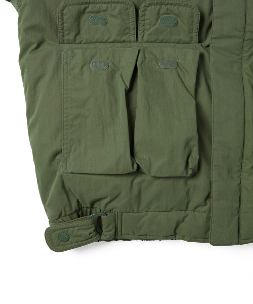 THISISNEVERTHAT THISISNEVERTHAT Multi Pocket Down Jacket Green