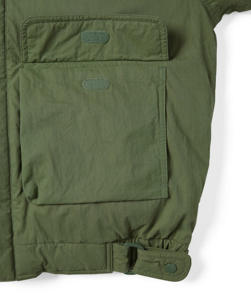 THISISNEVERTHAT THISISNEVERTHAT Multi Pocket Down Jacket Green