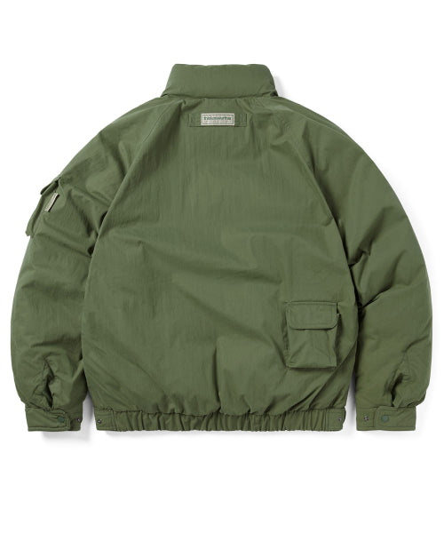 THISISNEVERTHAT THISISNEVERTHAT Multi Pocket Down Jacket Green