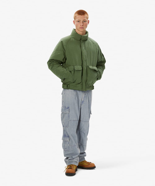 THISISNEVERTHAT THISISNEVERTHAT Multi Pocket Down Jacket Green