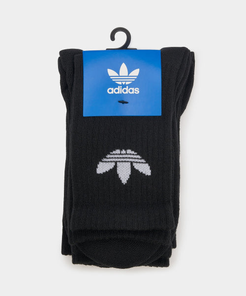 ADIDAS ADIDAS Trefoil Cushion Crew Socks - Black