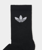 ADIDAS ADIDAS Trefoil Cushion Crew Socks - Black
