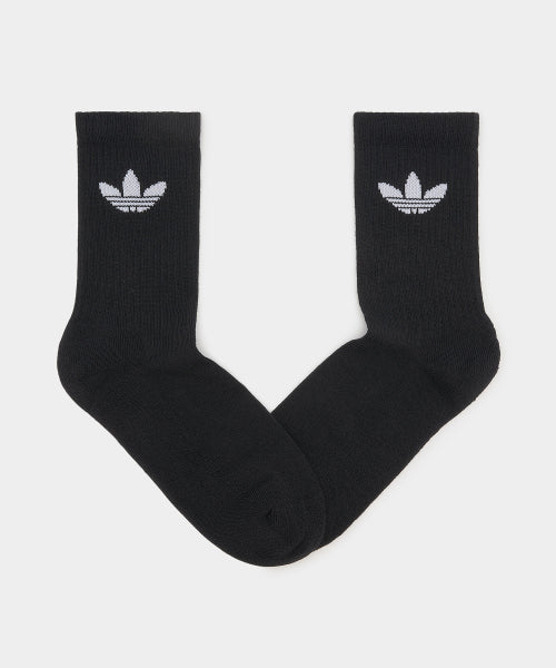 ADIDAS ADIDAS Trefoil Cushion Crew Socks - Black