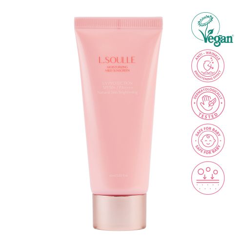 lsoulle Moisturizing Mild Sunscreen SPF50+/PA++++ / Vegan Certified