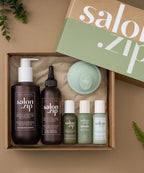 JUNGSAEMMOOL [Gift packaging] Salonjib Shampoo & Treatment Duo (home clinic trial kit + shampoo brush provided)