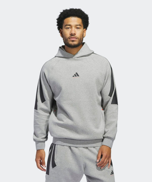 ADIDAS ADIDAS Basketball Spacer Hoodie - Gray