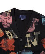 THISISNEVERTHAT THISISNEVERTHAT Broken Logo Cardigan Black