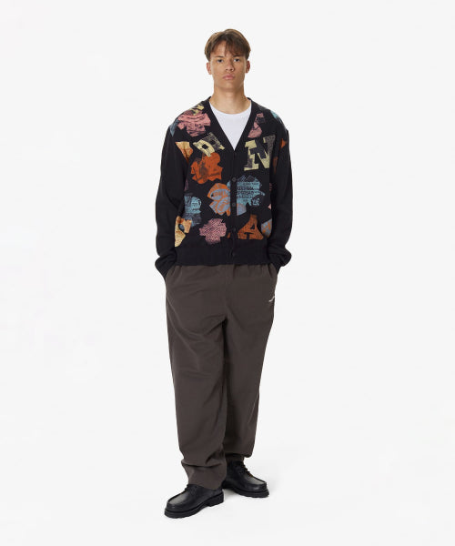 THISISNEVERTHAT THISISNEVERTHAT Broken Logo Cardigan Black