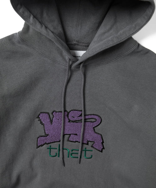 THISISNEVERTHAT THISISNEVERTHAT Lion Hoodie Dark Grey