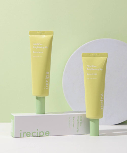 irecipe [2pack] Mild Cica Brightening Up Sunscreen 50mlx2 Double Set SPF50+PA++++