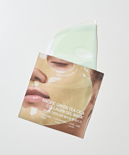 NACIFIC NACIFIC Green Tea Cica Collagen Gel Mask 4 sheets
