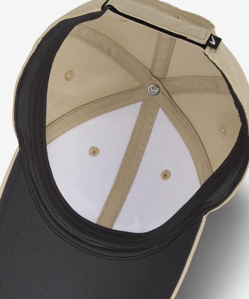 NIKE NIKE Dri Fit Club Structure Swoosh Cap - Khaki:White