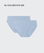 MUSINSA STANDARD WOMAN MUSINSA STANDARD WOMAN Women's Seamless Panties 2 Pack (Light Blue)