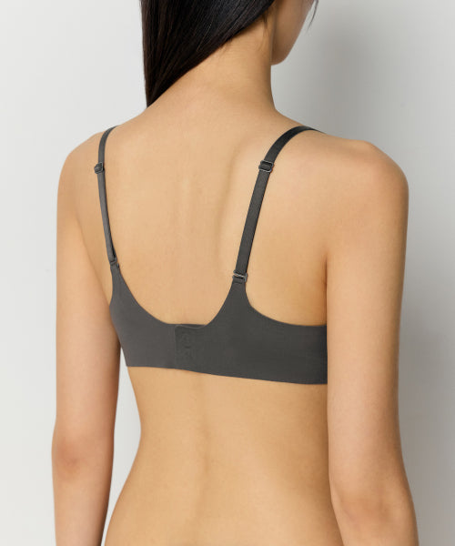 MUSINSA STANDARD WOMAN MUSINSA STANDARD WOMAN Women's Wireless Bra Gunmetal