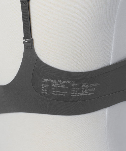 MUSINSA STANDARD WOMAN MUSINSA STANDARD WOMAN Women's Wireless Bra Gunmetal