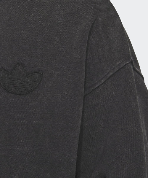ADIDAS ADIDAS Washed Crew Sweatshirt - Black
