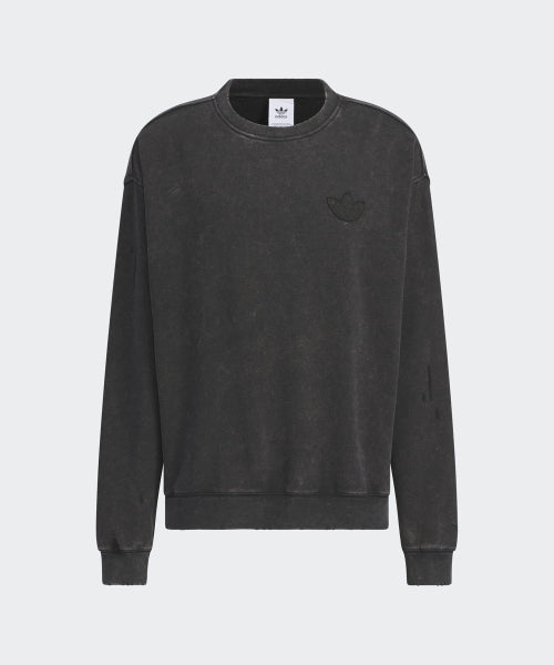 ADIDAS ADIDAS Washed Crew Sweatshirt - Black