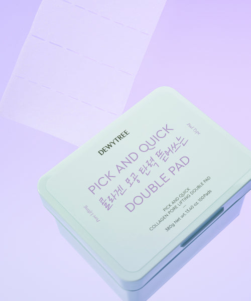 Dewytree Dewytree Pick&Quick Collagen Double Pad 100 sheets