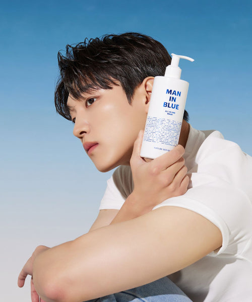 Nature Republic Men in Blue All-in-One Wash + Moisturizer [Giveaway] The Kind Heart Mask Pack Hyaluronic Acid