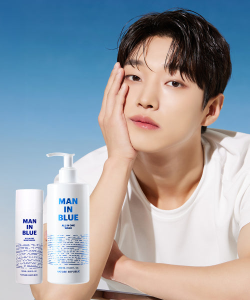 Nature Republic Men in Blue All-in-One Wash + Moisturizer [Giveaway] The Kind Heart Mask Pack Hyaluronic Acid