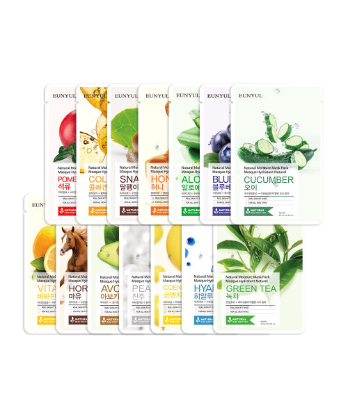 EUNYUL EUNYUL Sheet Mask Pack - 50 Natural Masks