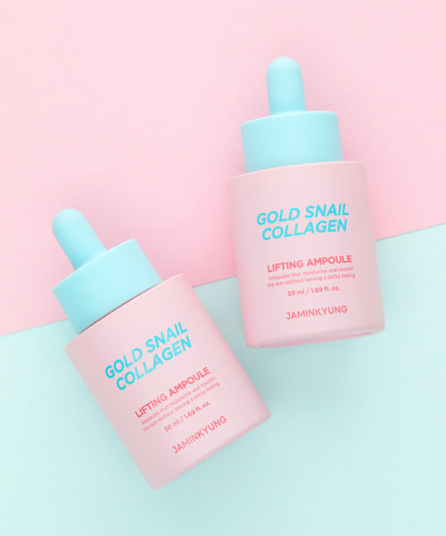 JAMINKYUNG Gold Snail Low Molecular Collagen Lifting Ampoule 50ml