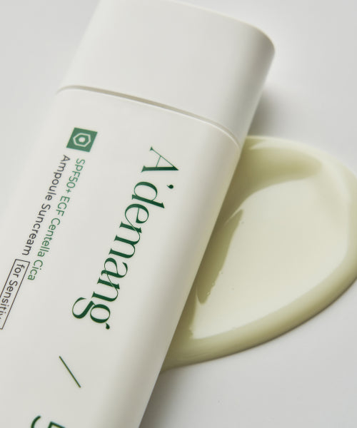 ademang EGF Centella Asiatica ampoule sunscreen for sensitive skin